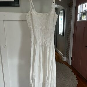 Rebecca Taylor White Sleeveless Maxi Dress - 4